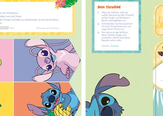 Disney Stitch: Mein bunter Mitmachspaß Beschäftigungsbuch ab 4 Jahren Banner 1