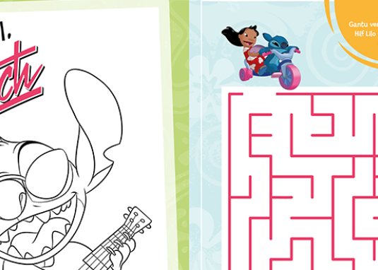 Disney Stitch: Mein kunterbuntes Spaßbuch Beschäftigungsbuch ab 4 Jahren 