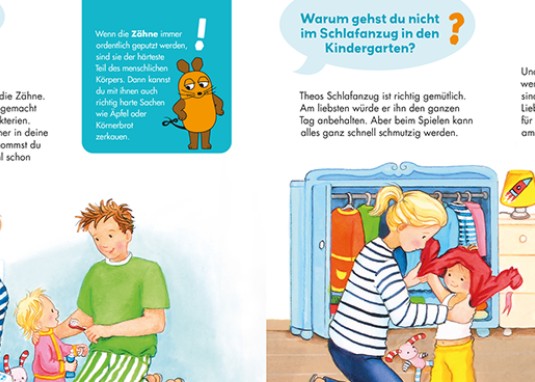 Frag doch mal ... die Maus: Pipi, Pups und Zähneputzen Kinderbuch ab 2 Jahren Banner 2