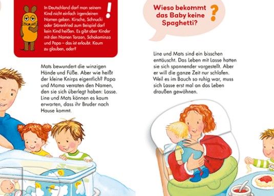 Frag doch mal ... die Maus: Wir bekommen ein Baby Kinderbuch ab 2 Jahren Banner 1