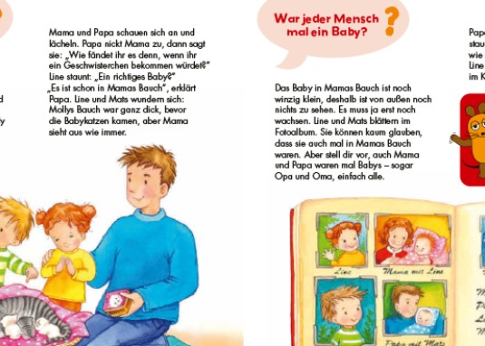 Frag doch mal ... die Maus: Wir bekommen ein Baby Kinderbuch ab 2 Jahren Banner 2