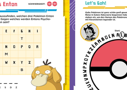Pokémon Activity-Buch: Der große Rätselblock Beschäftigungsbuch ab 8 Jahren Banner 1