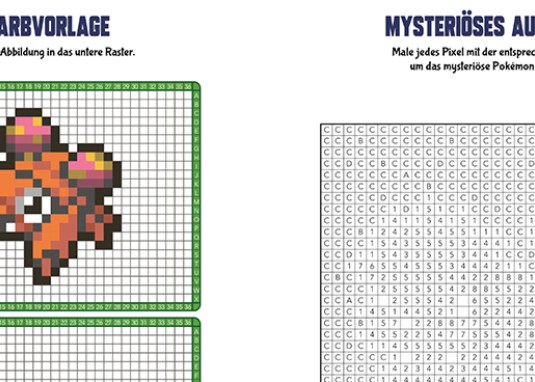 Pokémon Activity-Buch: Mein cooles Pixel-Malbuch Beschäftigungsbuch ab 5 Jahren Banner 1