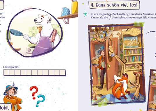 Die Schule der magischen Tiere: Das große Rätselbuch Beschäftigungsbuch ab 8 Jahren Banner 2